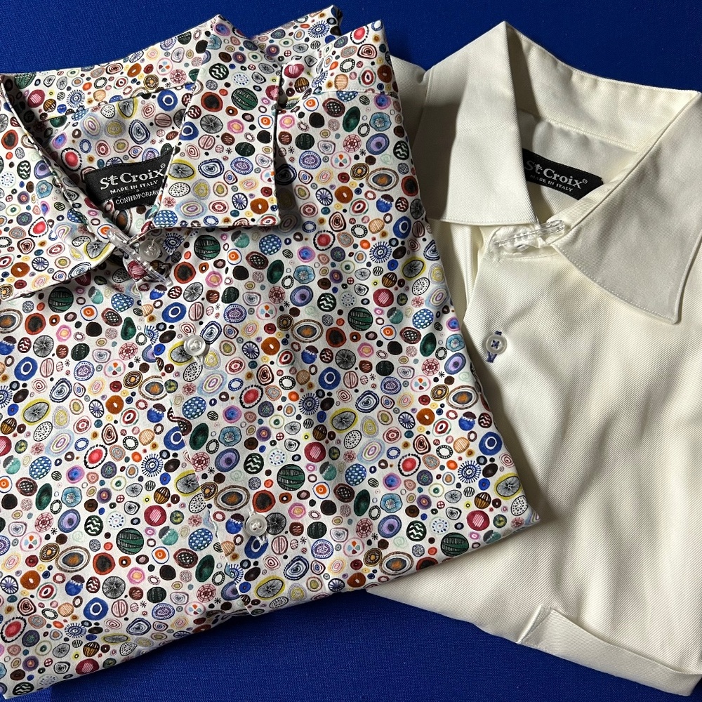 2 St. Croix long sleeve shirts